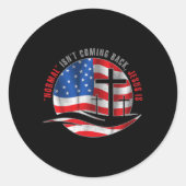 キリスト教の正常者は来、イエスが私のためにある ラウンドシール (正面)