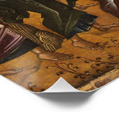 キリスト教の正教会のアイコンの昇華 ポスター (コーナー)