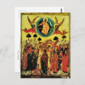 キリスト教の正教会のアイコンの昇華 ポストカード (正面/裏面)