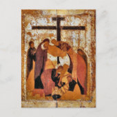 キリスト教の正教会の十字架からの降下 ポストカード (正面)