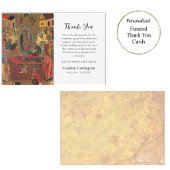 キリスト教の正教会アイコン葬儀 サンキューカード