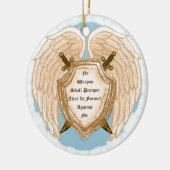 キリスト教の武器はオーナメントを得ない セラミックオーナメント (左)