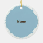 キリスト教の武器はオーナメントを得ない セラミックオーナメント (裏面)