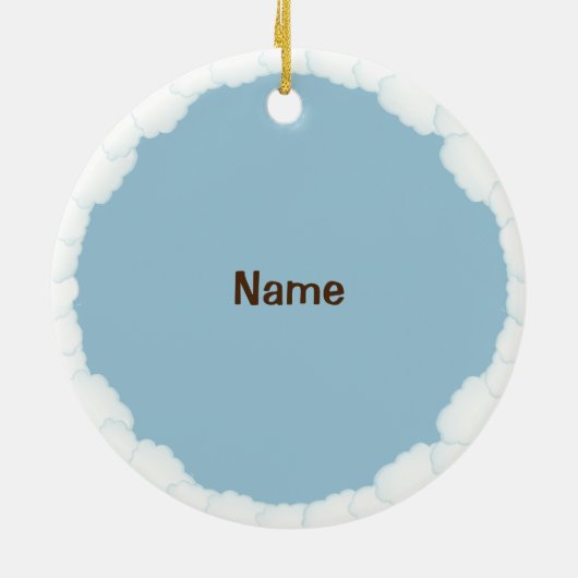 キリスト教の武器はオーナメントを得ない セラミックオーナメント (裏面)