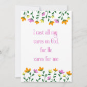 キリスト教の気に神を仰ぐ シーズンカード (正面)