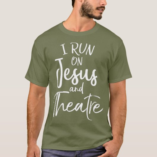 キリスト教の演技ギフト走俳優イエスと Tシャツ (正面)