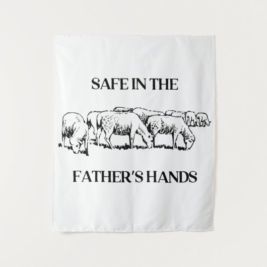 キリスト教の父の信仰聖書を安全に守る タペストリー (正面)