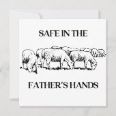 キリスト教の父の信仰聖書を安全に守る 招待状 (正面)