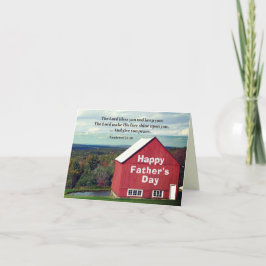 キリスト教の父の日あなた賛美の聖書の聖句 カード