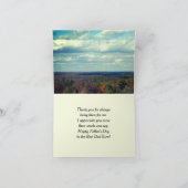 キリスト教の父の日あなた賛美の聖書の聖句 カード (内部)