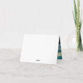 キリスト教の父の日あなた賛美の聖書の聖句 カード (裏面)