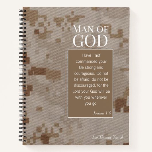 キリスト教の父の日の引用文帳 ノートブック (正面)