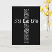 キリスト教の父の日カード カード (黄色い花)