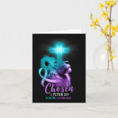 キリスト教の獅子宗教聖書聖句の自殺 カード (黄色い花)