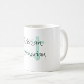 キリスト教の獣医のコップ コーヒーマグカップ (正面右)