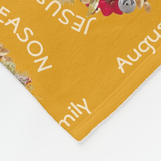 キリスト教の理由はイエス フリースブランケット (角)