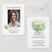 キリスト教の生活のお祝い，サービスHummingbird 名刺 (正面/裏面)