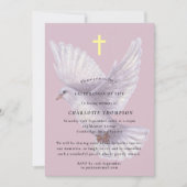 キリスト教の生涯お祝い 招待状 (正面)