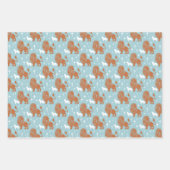 キリスト教の男の子のベビーシャワー宗教的 ラッピングペーパーシート (正面2)