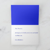 キリスト教の癒しの挨拶カードがよくなる カード (内部)