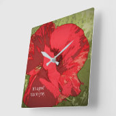 キリスト教の礼儀作法を教え祈るいい時期だ スクエア壁時計 (傾斜)