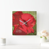 キリスト教の礼儀作法を教え祈るいい時期だ スクエア壁時計 (ホーム)