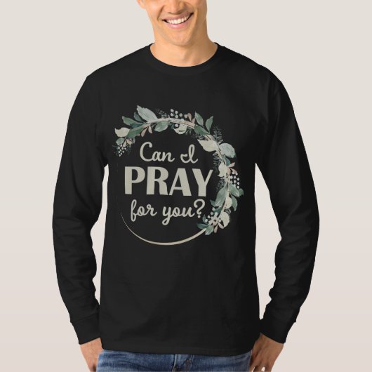 キリスト教の祈りの言葉あなたのためのイエスまたは信仰 Tシャツ (正面)