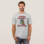 キリスト教の祈りのTシャツ、面白いキリスト教のTシャツ Tシャツ (正面フル)