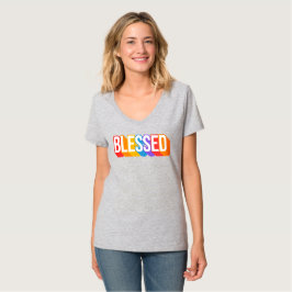 キリスト教の祝福された美意識のグラフィック Tシャツ