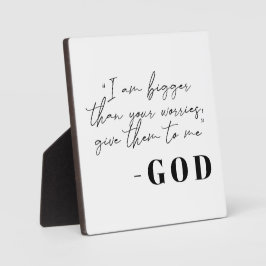 キリスト教の神のサインからのメッセージ フォトプラーク