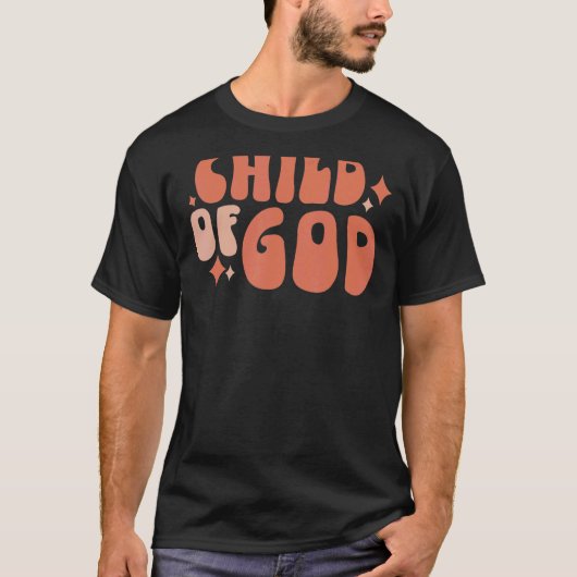 キリスト教の神の信仰の子は宗教を愛する Tシャツ (正面)