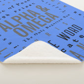 キリスト教の神の名モダン前シンプル シェルパブランケット (3/4)