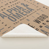 キリスト教の神の名モダン前シンプル シェルパブランケット (3/4)