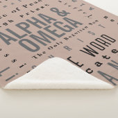 キリスト教の神の名モダン前シンプル シェルパブランケット (3/4)