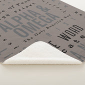 キリスト教の神の名モダン前シンプル シェルパブランケット (3/4)