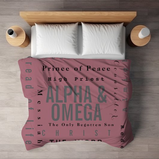 キリスト教の神の名モダン前シンプル シェルパブランケット