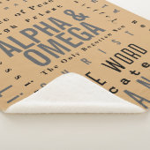 キリスト教の神の名モダン前シンプル シェルパブランケット (3/4)