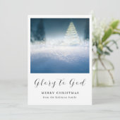 キリスト教の神へのクリスマスの栄光 シーズンカード (スタンド正面)