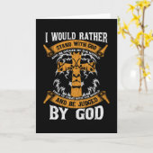 キリスト教の神様の贈り物に耐えたい カード (黄色い花)