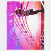 キリスト教の私の神は私の上で歌う フリースブランケット (正面)