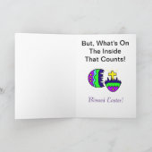 キリスト教の精神のイースターカードは   それをカスタマイズ! シーズンカード (内部)