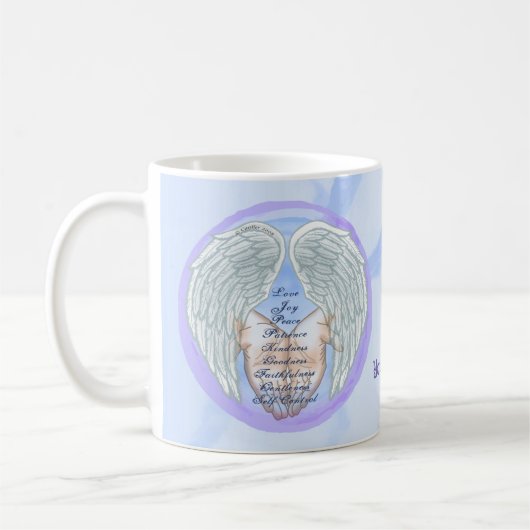 キリスト教の精神の果実 コーヒーマグカップ (左)