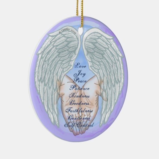 キリスト教の精神の果実 セラミックオーナメント (右)