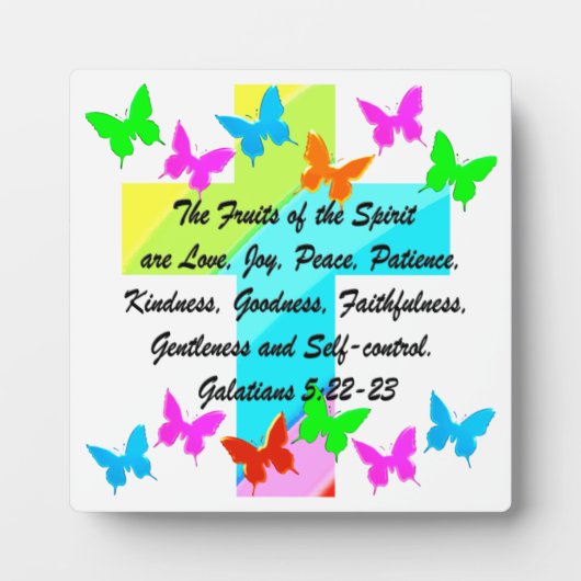 キリスト教の精神の果実 フォトプラーク (正面)