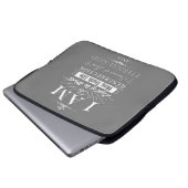 キリスト教の素晴らしい聖書の主張イエス：私はAM ラップトップスリーブ (正面下部)