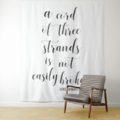 キリスト教の結婚式の背景 | 三本のコード タペストリー (インサイチュ)