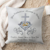 キリスト教の結婚式またはクリスチャン記念日のギフト クッション (ブランケット)