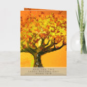 キリスト教の結婚式招待状二人は一つになる 招待状 (裏面)