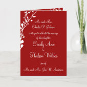 キリスト教の結婚式招待状2の方が良い 招待状 (正面)