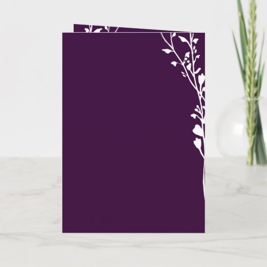 キリスト教の結婚式招待状2の方が良い 招待状 (裏面)